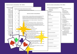 🔮ANDRZEJKI - Test - CZYTANIE ZE ZROZUMIENIEM – „Tajemnicze andrzejki w szkolnej bibliotece” (2 grupy) - KL. 4-6 + ODPOWIEDZI