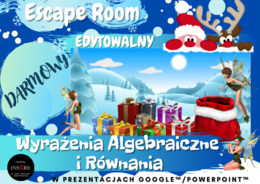 Boże Narodzenie – DARMOWY Escape Room – Wyrażenia Algebraiczne i Równania.