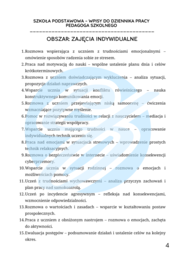Pedagog szkolny – przykładowe wpisy do dziennika szkoła podstawowa