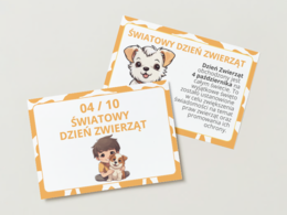 Światowy Dzień Zwierząt 04.10 4 października