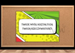 MOC POZYTYWNEGO MYŚLENIA - GAZETKA SZKOLNA