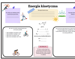 Fizyka kl.7 (SP) Temat: Energia kinetyczna. (Graficzna karta pracy-2 egzemplarze)