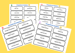 Ortograficzne kalambury - ORTOGRAFIA - gra