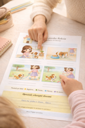 Kasia ma pieska Reksia – karta opowiadania obrazkowego