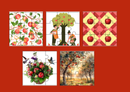 DZIEŃ JABŁKA – puzzle - 15 szt.