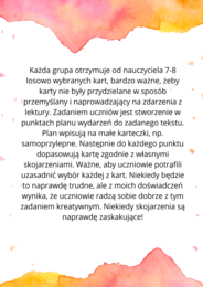 Karty kreatywne na lekcjach polskiego, Pomysłownik, pdf, 12 stron