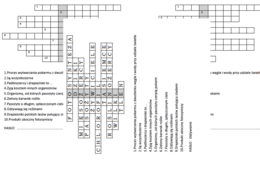 Logogryf dla klasy 4 na podsumowanie lekcji o odżywianiu organizmów