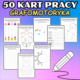 GRAFOMOTORYKA - KARTY PRACY