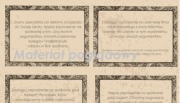 Zaproszenie i ogłoszenie - tematy na egzamin ósmoklasisty