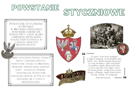 POWSTANIE STYCZNIOWE - GAZETKA HISTORYCZNA/SZKOLNA/OZDOBA - MOŻLIWOŚĆ WŁASNEJ ARANŻACJI/dodatkowe elementy