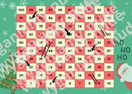 Gra planszowa świąteczna