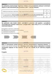 Hobbit - czytanie ze zrozumieniem