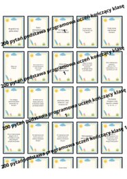 🎲200 zadań sprawdzających opanowanie materiału z klasy 1 – przez zabawę! 🎲