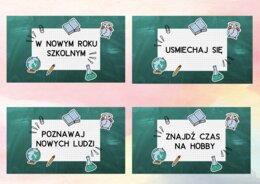 Gazetka ścienna - garść dobrych rad na nowy rok szkolny!