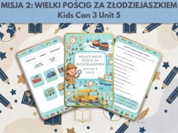 MEGA Karta Pracy: Kids Can 3 (Unit 5) – Daily Routines, Time & Transport + KLUCZ
