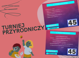 TURNIEJ PRZYRODNICZY KLASA 6
