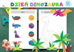 Dinozaury - zestaw zadań