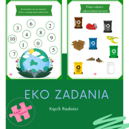 Eko zadania dla przedszkolaków