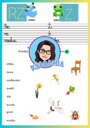 Trzy katy pracy na zajęcia wyrównawcze w klasie 1.