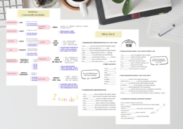 Czasowniki modalne - notatka i ćwiczenia + Wordwall - powtórka - E8 - modal verbs