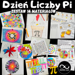 Zestaw 14 materiałów matematycznych na Dzień Liczby Pi dla wszystkich grup wiekowych. Liczba Pi, Dzień Matematyki, 14 Marca.