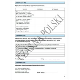 A. Fredro "Zemsta" – test powtórzeniowy przed egzaminem ósmoklasisty