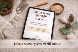 Konspekt lekcji z aktywnościami sensorycznymi