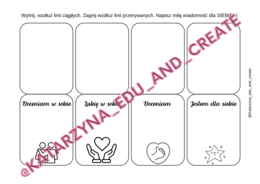 Nowy rok szkolny – karteczki z miłymi słowami