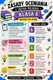 Zasady oceniania w klasie 8 SP - wklejka dla ucznia