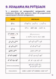 ZADANIA EGZAMINACYJNE I WZORY DO EGZAMINU z Matixem do E8