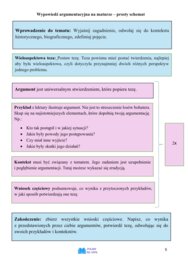 Wypowiedź argumentacyjna na maturze
