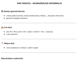 "Pan Tadeusz" dla opornych – szybka powtórka przed E8
