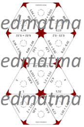 Trimino - dodawanie i odejmowanie ułamków dziesiętnych