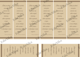 Zakładki na zakończenie roku, nagroda, upominek, czytelnictwo, dwustronne, z cytatem