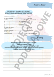 Brainy 7 unit 1 karty pracy z gramatyką oraz mailem