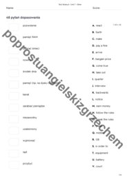 Brainy 6 - Unit 7 - testy