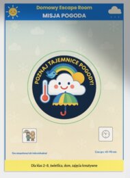 Domowy Escape Room: Misja Pogoda