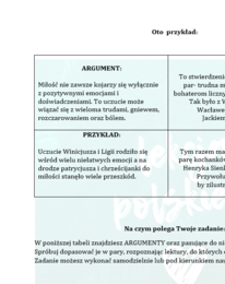 ROZPRAWKA-WPRAWKI. ARGUMENT A PRZYKŁAD.