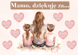 🤎 🤎DEKORACJA DZIEŃ MAMY - MAMO KOCHAM CIĘ ZA... 🤎 🤎