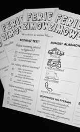 Broszura Bezpieczne Ferie