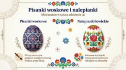 Wielkanoc w Polsce – symbole i zwyczaje (gazetka szkolna / prezentacja, styl folkowy