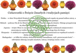 Gazetka na Święto Zmarłych| łącznie 46 stron do druku|Format A 4 i mniejszy| zestaw zawiera 1 duży plakat| Edukacyjna ozdoba klasy lub korytarza