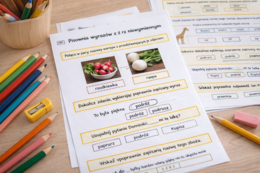 PISOWNIA WYRAZÓW Z Ż I RZ NIEWYMIENNYM [Karta pracy, sprawdzian]