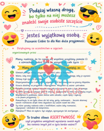Dyplom na zakończenie zajęć i podziękowanie za uczestnictwo w zajęciach