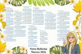 Duży (całoroczny) zestaw prezentacji multimedialnych (41) na lekcje do przyrody w klasie 4 w genial.ly do edycji. Podstawa programowa z marca 2026 roku.  Przyroda 4. "Odkrywam przyrodę".