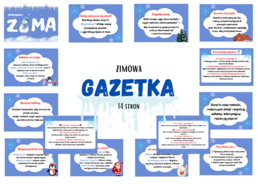 Zimowa gazetka - nadchodzi zima!