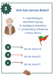 "Chłopcy z Placu Broni" - zapętlone stacje zadaniowe (lekcja w ruchu)