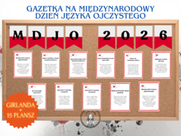 Międzynarodowy Dzień Języka Ojczystego — gazetka + girlanda (MDJO)