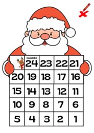 KALENDARZ ADWENTOWY - BRODA MIKOŁAJA