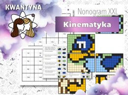 Kolorowanka XXL: Fizyka. Klasa 7. Kinematyka. Pomysł na ciekawą lekcję! Karta pracy. MOC powtórki.